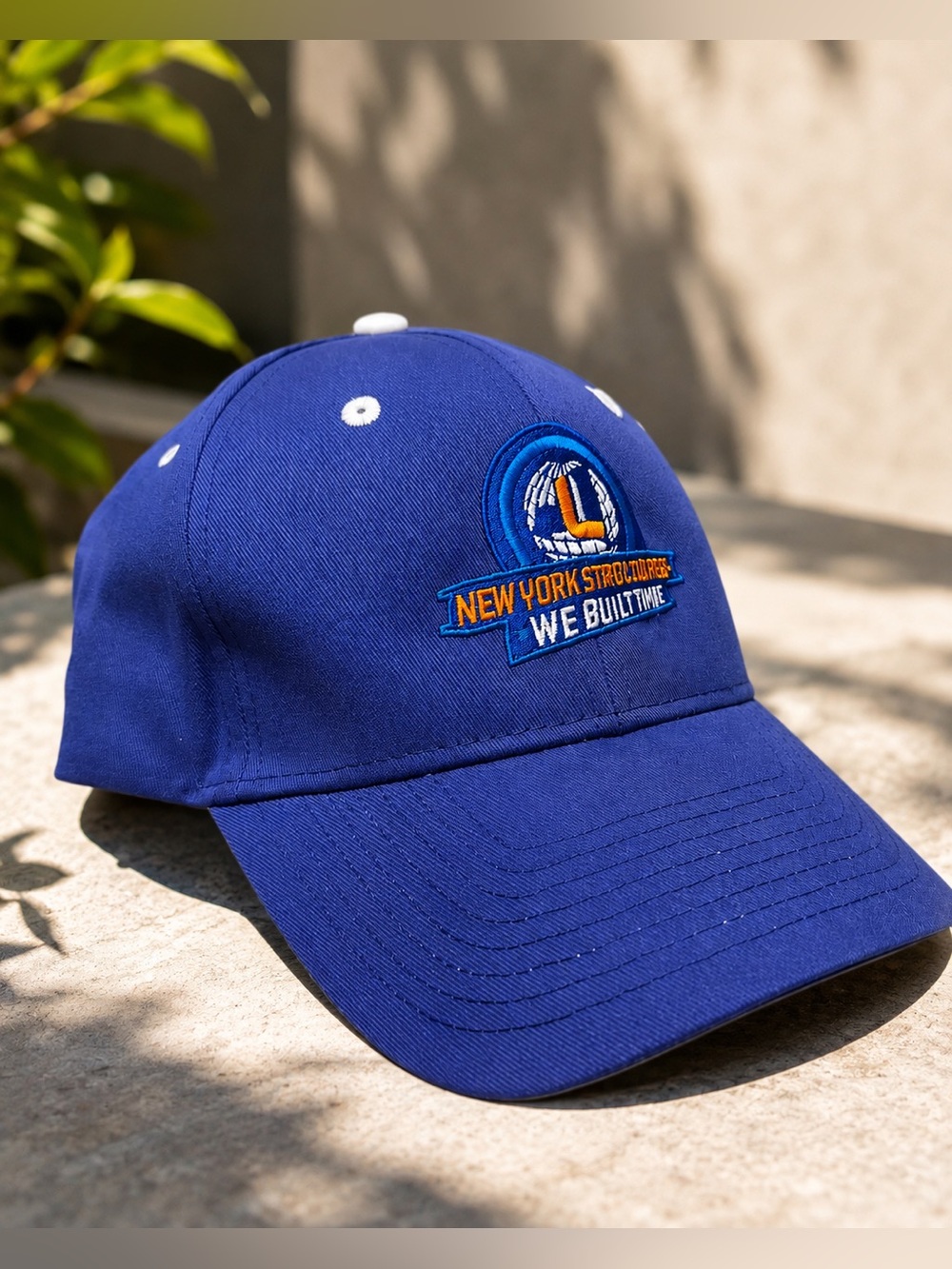 Men’s Blue Baseball Cap - Branded Embroidered Logo